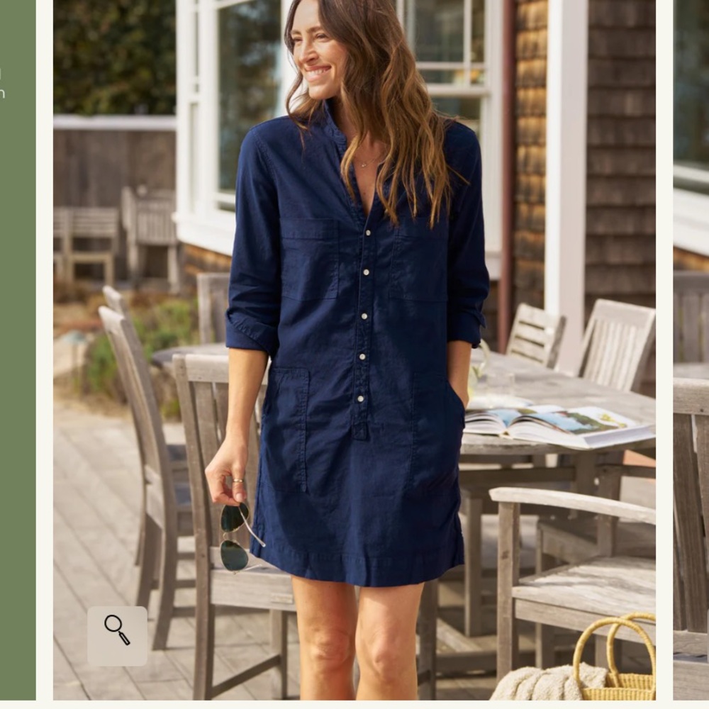 FRANK & EILEEN Navy Blue Dress